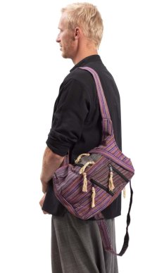 Batoh ETNO multipocket fialová V.