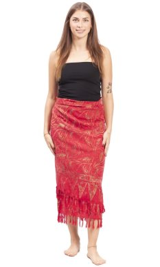 Sarong BALI BATIK červený XVI.