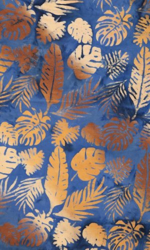 Sarong BALI BATIK niebieski XXVII.