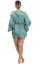 Kimono GLOS niebieski-zielony