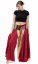 Kolová kalhotová sukně PARIPA červená