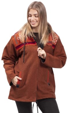 Teplá bunda VIKRAM hrdzavá XII.