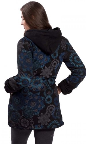 Dámsky fleecový kabát Jamuna modrý II.