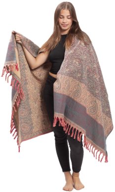 Šála GARAM fialová IV.