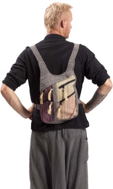 Batoh ETNO multipocket černá IX.