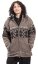 Kurtka dzianinowa HIMALAYAN brązowo-czarny I. - Rozmiar: XL