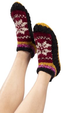 Dziergane kapcie XXIV.