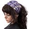 Čelenka BALI BATIK fialová VIII.
