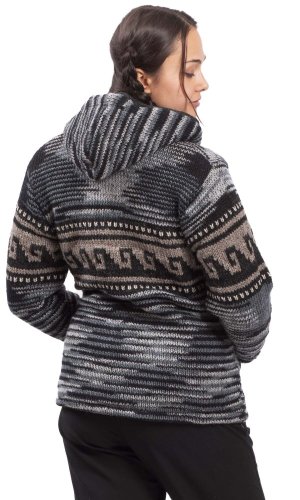 Kurtka dzianinowa HIMALAYAN szaro-brązowy I. - Rozmiar: XL