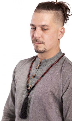 Meditační náhrdelník MALA černý III.