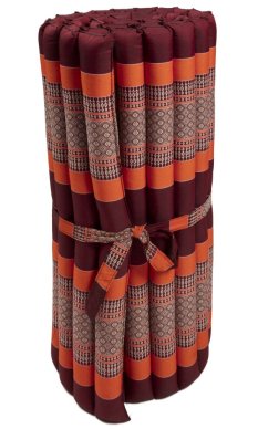 Futon rolovací / šírka 80 cm / oranžový