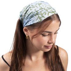Čelenka BALI BATIK svetlo modrá X.