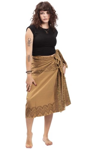 Sarong TARANG okrový III.