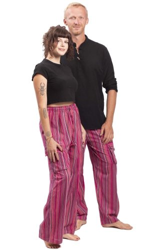 Kalhoty CLASSIC STRIPES růžová I.