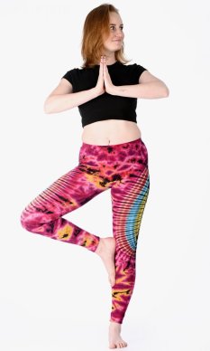 Legginsy THAI BATIK czerwone