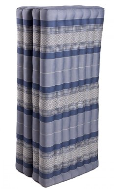 Futon składany Comfort niebiesko-szary / 120 cm