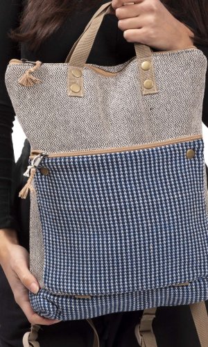 Batoh SAGAR modro -černý I.