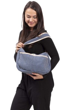 Torebka DHARA niebieska I.