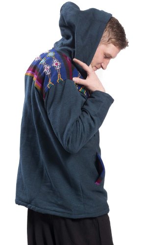 Ciepła kurtka męska VIKRAM niebieski petrol VII.