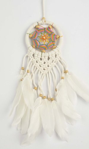 Łapacz snów NET multicolor  /długość 29,5cm