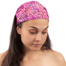 Čelenka BALI BATIK růžová XI.