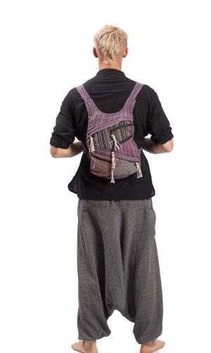 Batoh ETNO multipocket světlý X.