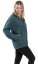 Bluza unisex z kapturem RAHUL niebieski petrol