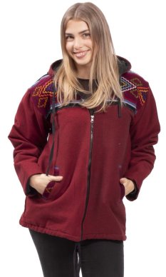 Teplá  bunda VIKRAM červená XV.