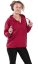 Bluza unisex z kapturem RAHUL WAFLAR czerwona