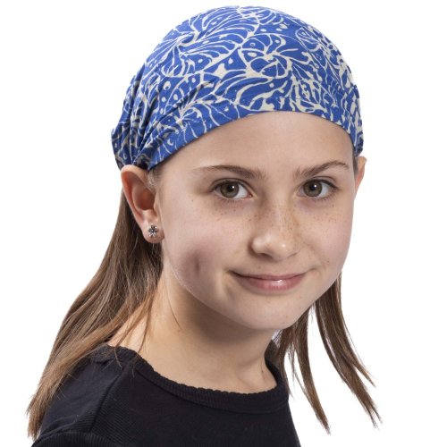 Čelenka BALI BATIK tmavě modrá I.
