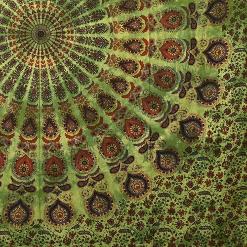 Mandala duża Barmere zielona