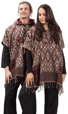 Ponczo RIVAN brązowe II.