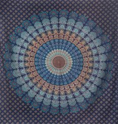 Mandala duża Barmere Sooraj niebiesko-fioletowa II.