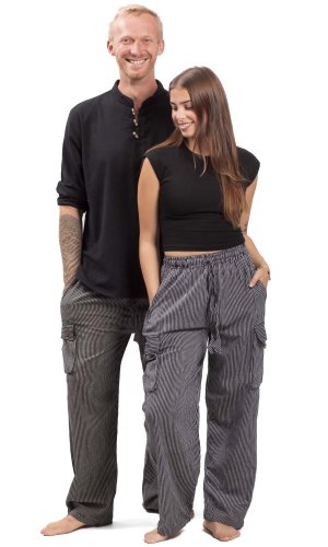 Kalhoty CLASSIC STRIPES černá I.