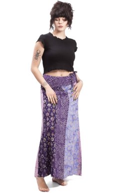Spódnice typu sarong fioletowa