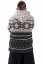 Wełniany sweter z norweskim wzorem szary