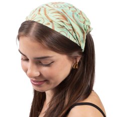 Čelenka BALI BATIK svetlo zelená VI.