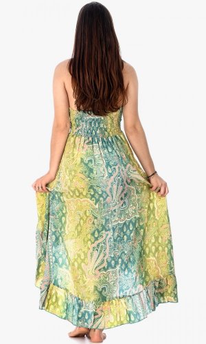 Dámské šaty dlouhé NIDHI světle zelené