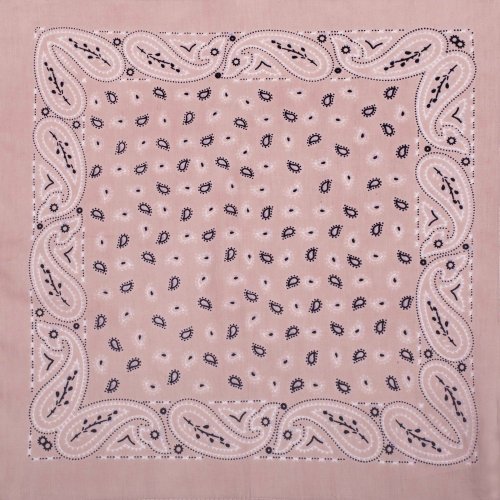 BANDANA šátek béžovo-růžový
