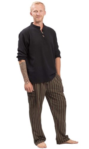 Kalhoty CLASSIC STRIPES zelené II.