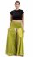 Kolová kalhotová sukně PARIPA světle zelená