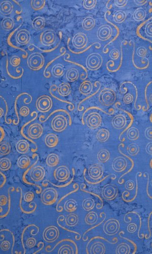 Sarong BALI BATIK niebieski XXVI.