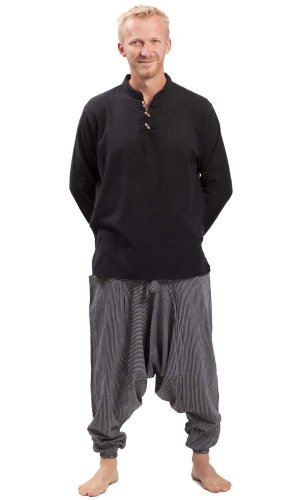 Szarawary / Spodnie haremki CLASSIC STRIPES czarny II.