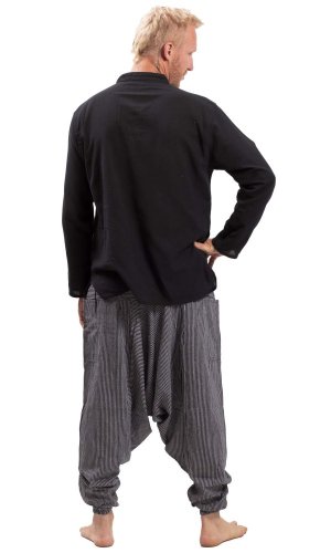 Szarawary / Spodnie haremki CLASSIC STRIPES czarny II.
