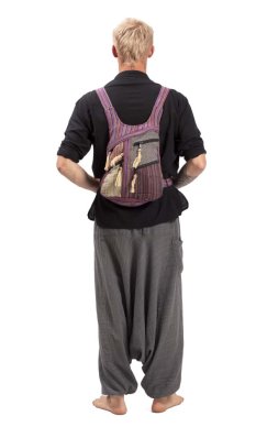 Batoh ETNO multipocket fialová VIII.