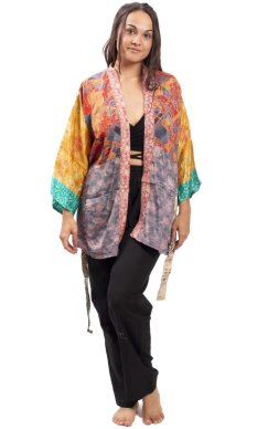 Krátké KIMONO multicolor X.