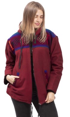 Teplá  bunda VIKRAM červená XI.