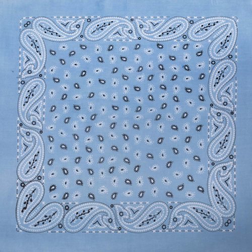 BANDANA PALLAV šátek světle modrý IV.