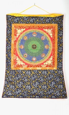 Maľovaný obraz THANGKA 109x73 cm.