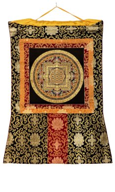 Malowany obraz THANGKA 90x59 cm